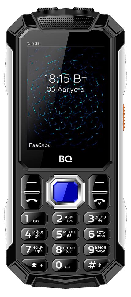 Мобильный телефон BQ BQ-2432 Tank SE черный 2200₽