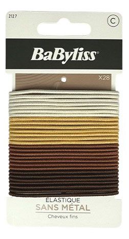 Резинки для волос BaByliss, 28 шт