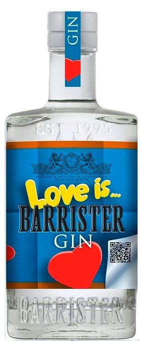 Джин Barrister Love is Россия, 0,7 л