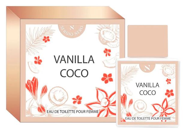 Туалетная вода женская Sergio Nero Vanilla Coco 50 мл 410₽