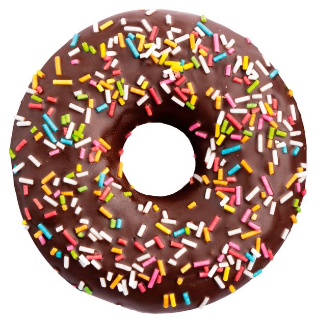 Донат АШАН глазированный шоколадный 56 г 43₽