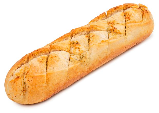 Багет АШАН половинка с чесноком 157 г 63₽