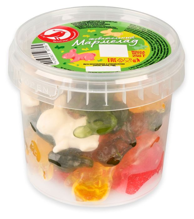 Мармелад АШАН Красная птица Лесная компания, 250 г