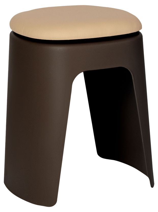 Табурет Actuel с мягким сидением коричневый 2500₽