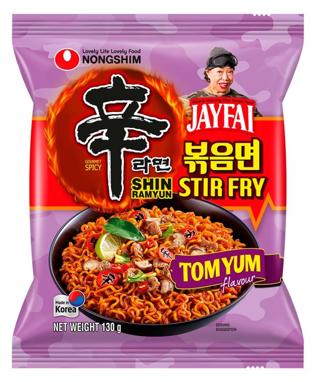 Лапша быстрого приготовления Nongshim Том ям Корея, 130 г