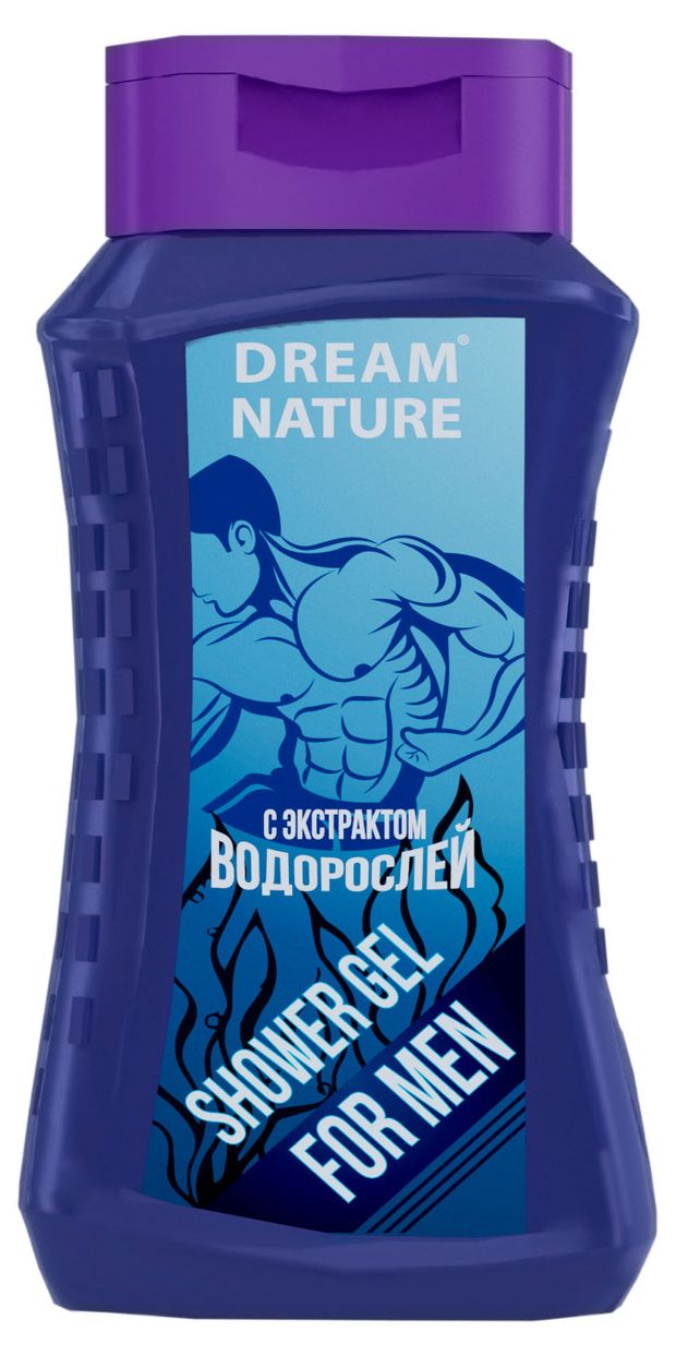 Гель для душа мужской Dream Nature с экстрактом водорослей 250 мл 120₽