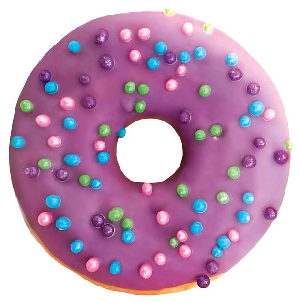 Донат АШАН Черника с крем-чиз 67 г 43₽