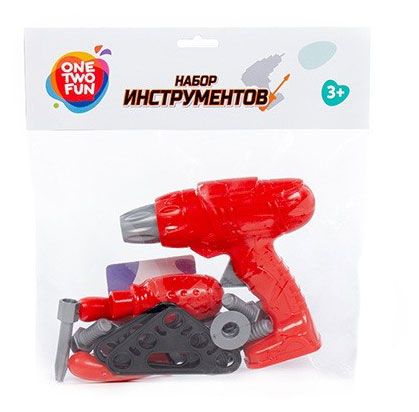Набор игровой ONE TWO FUN Инструменты 76 Беларусь 13 предметов 700₽