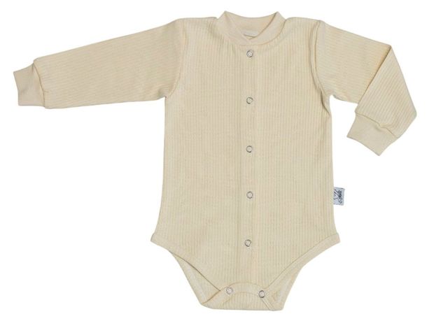 Боди для новорожденных Амелли бежевое, размер 80