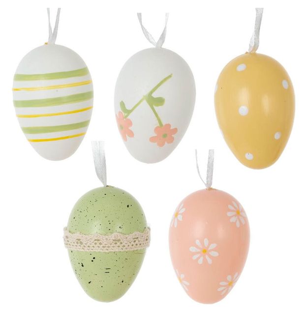Набор декоративных пасхальных подвесок Яйцо, 12 шт
