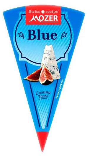 Сыр с голубой плесенью Mozer Blue 50 БЗМЖ 100 г 270₽