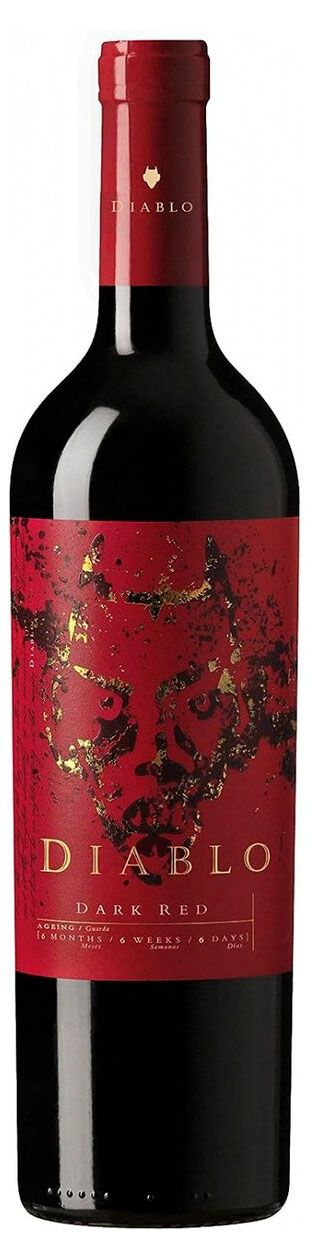 Вино Diablo Dark Red красное полусухое Чили, 0,75 л