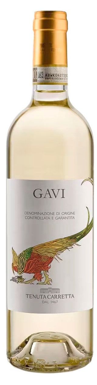 Вино Tenuta Carretta Gavi белое сухое Италия, 0,75 л