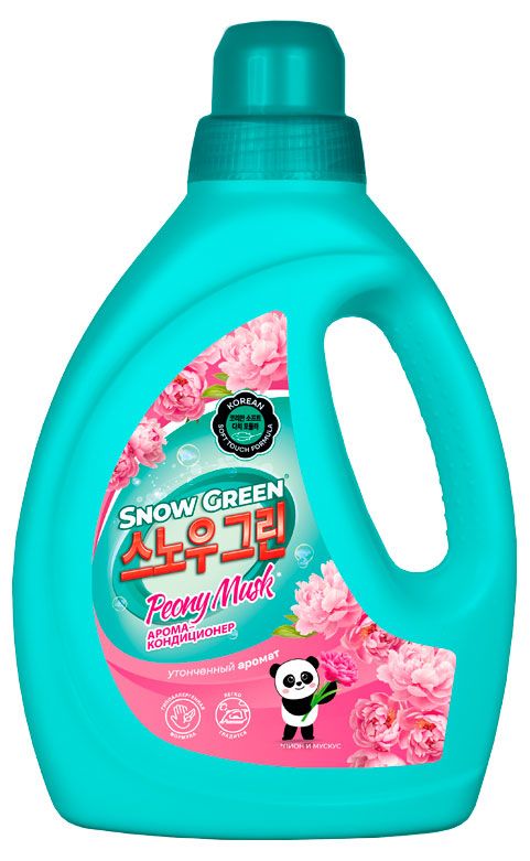 Кондиционер для белья Snow Green Пион и Мускус, 1 л