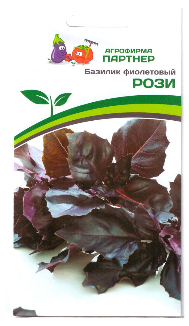 Семена Агрофирма Партнер Базилик Рози фиолетовый 1 г 140₽