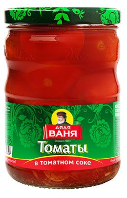 Томаты Дядя Ваня в томатном соке 950 г 380₽