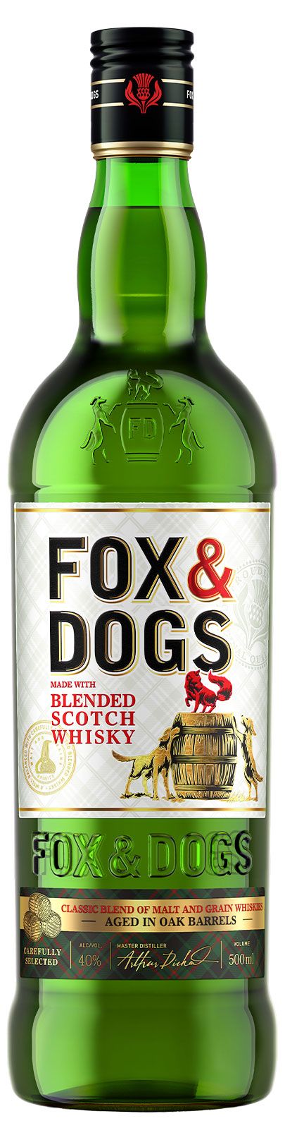 Виски Fox&Dogs Россия, 0,5 л