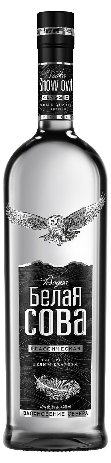 Водка Белая Сова Классическая Россия, 0,7 л