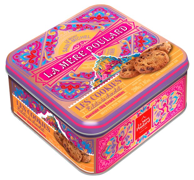 Печенье песочное La Mere Poulard с шоколадной крошкой Франция, 200 г