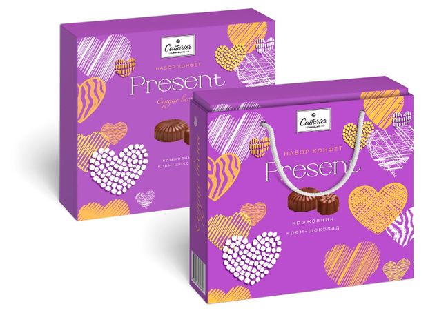 Конфеты Couturie Present Сердце весны ассорти, 170 г