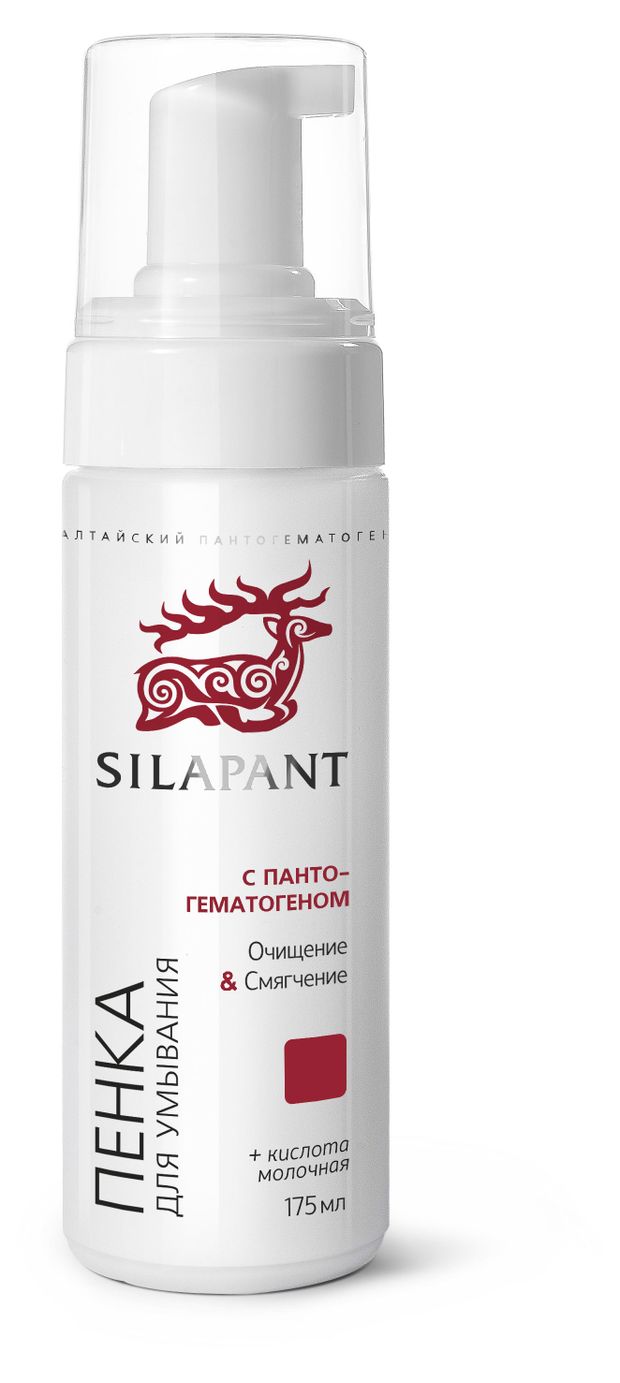 Пенка для умывания Silapant с панто-гематогеном, 175 мл