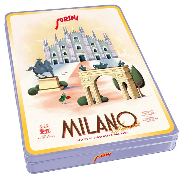 Набор шоколадных конфет Sorini Milano Roma Venezia Италия 198 г, 1 шт в ассортименте