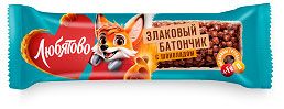 Батончик злаковый Любятово шоколадный, 25 г