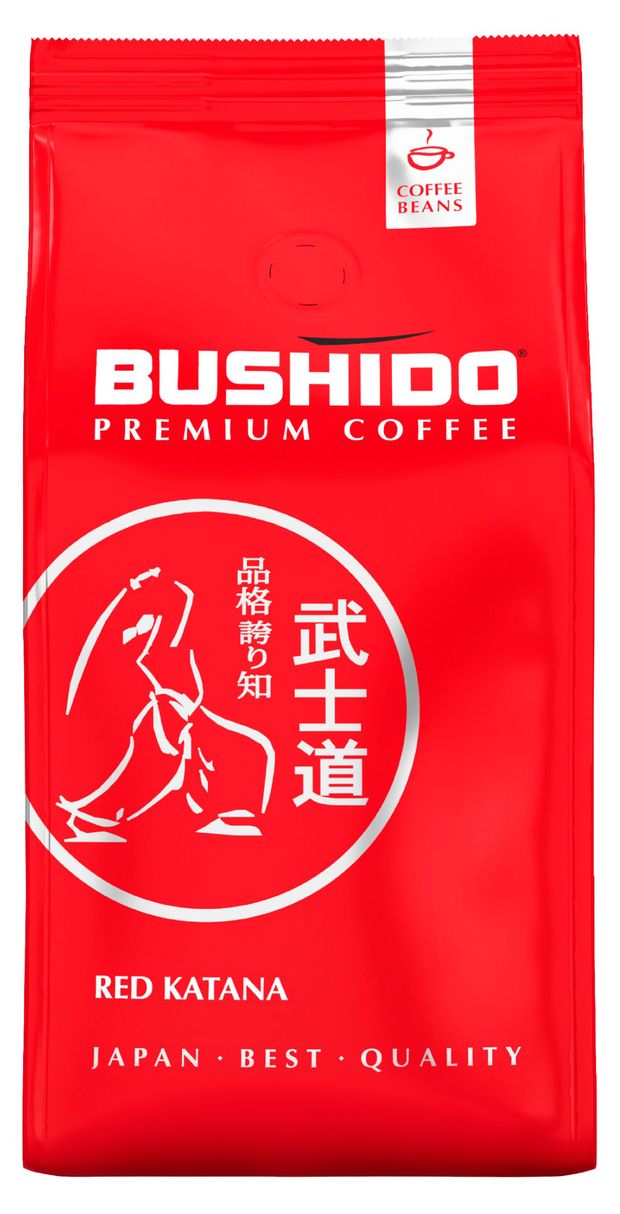 Кофе в зернах Bushido Red Katana Нидерланды 227 г 880₽