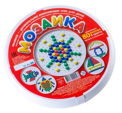 Игра Мозаика, 80 деталей