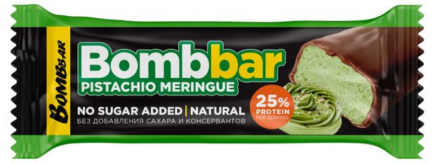 Батончик протеиновый Snaq Fabriq фисташковая меренга без добавленного сахара, 40 г
