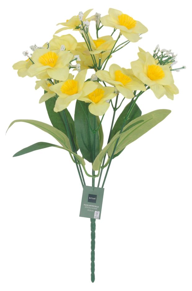 Цветок искусственный Actuel Нарцисс кустовой 36 см 120₽