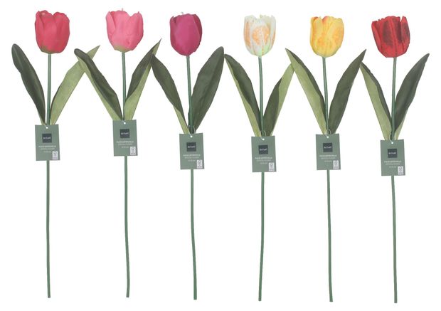 Цветок искусственный Actuel Тюльпан 50 см в ассортименте 70₽