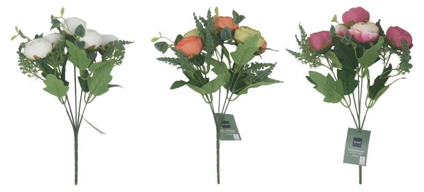 Цветок искусственный Actuel Камелия кустовая 30 см в ассортименте 190₽