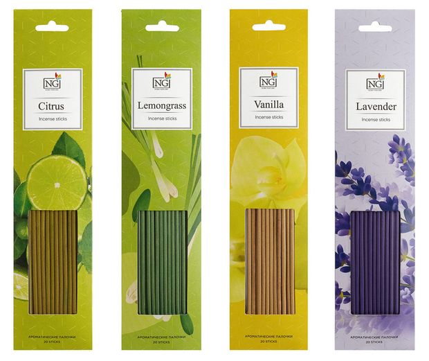 Аромапалочки New Galaxy 4 аромата Индия 1 шт в ассортименте 60₽