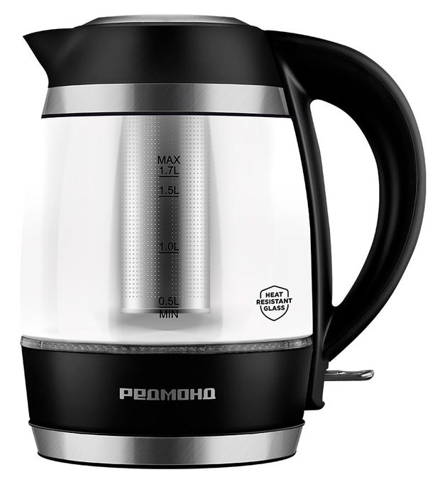 Чайник электрический Редмонд KG227 черный 17 л 3000₽