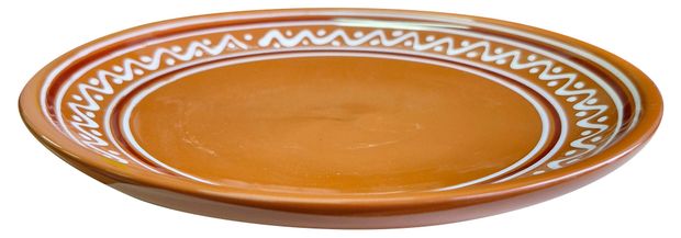 Тарелка сервировочная Псковский гончар керамическая, 24 см