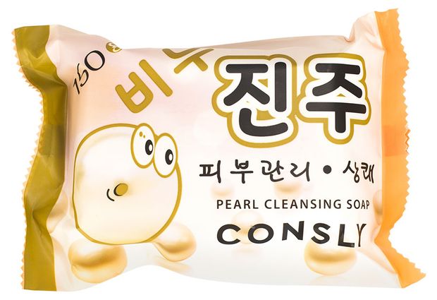 Мыло твердое CONSLY с экстрактом жемчуга, 150 г