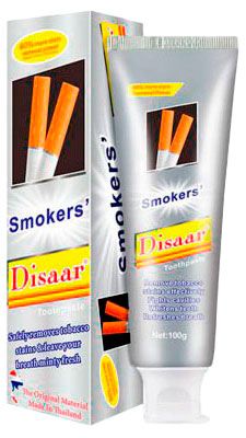Зубная паста Disaar Отбеливающая для курильщиков Whitening Toothpaste, 100 г