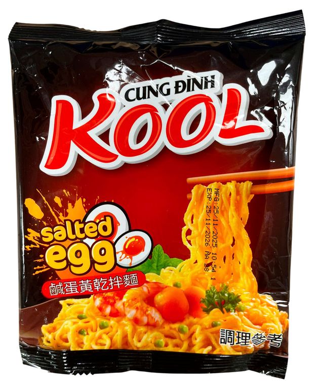 Лапша быстрого приготовления Kool со вкусом соленого яичного желтка Вьетнам 90 г 140₽