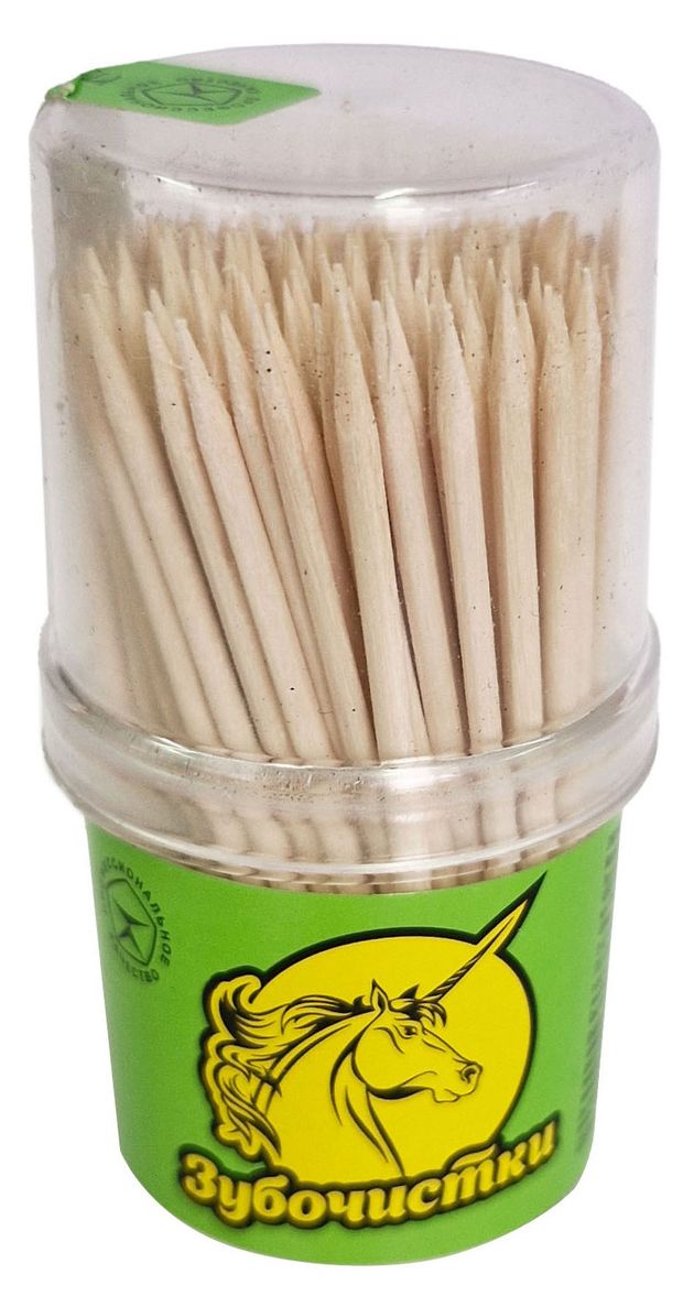 Зубочистки Единорог береза, 150 шт