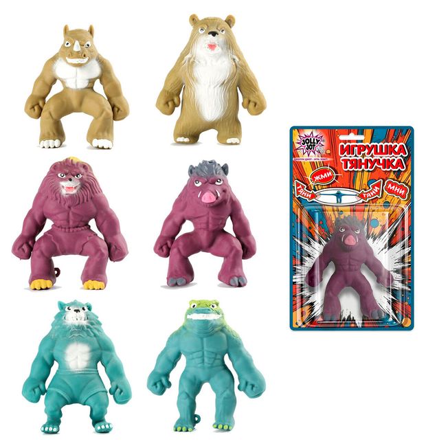 Игрушка-антистресс Jolly Jot Монстры мини 15 см, 1 шт в ассортименте