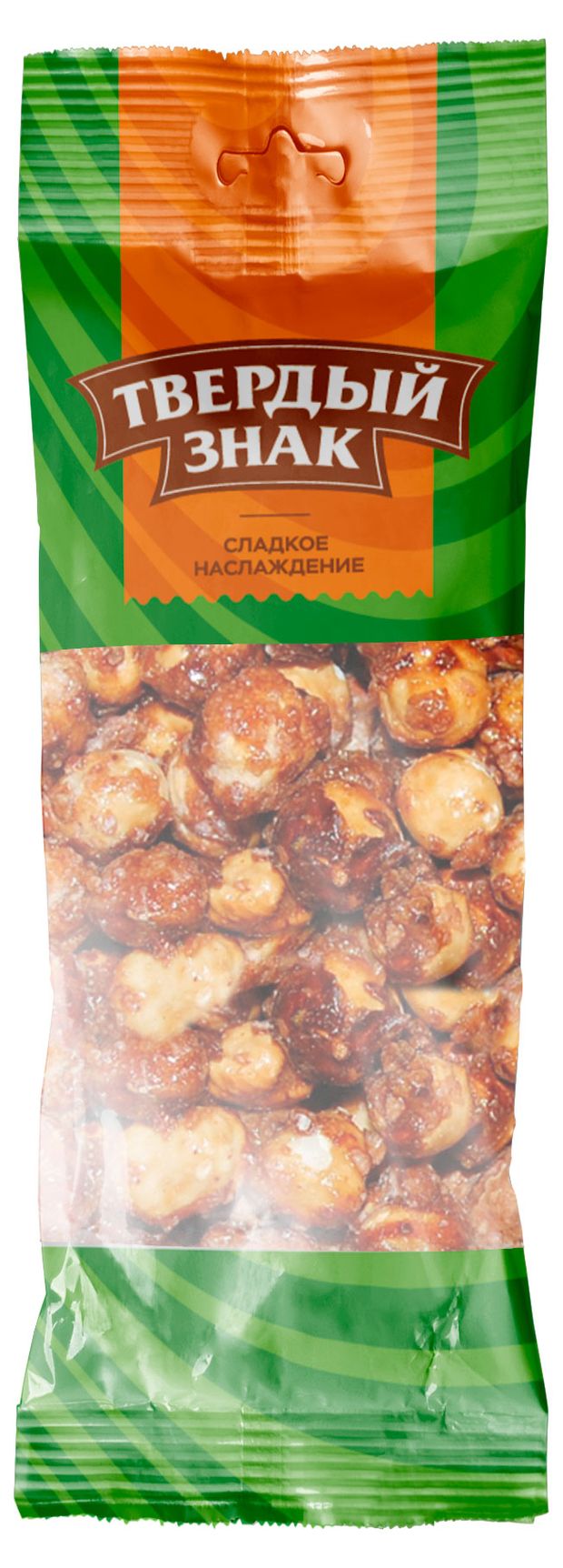 Фундук Твердый знак обжаренный в хрустящей карамели с солью, 30 г