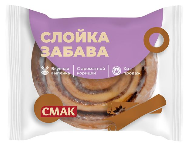 Слойка Смак Забава с корицей, 100 г