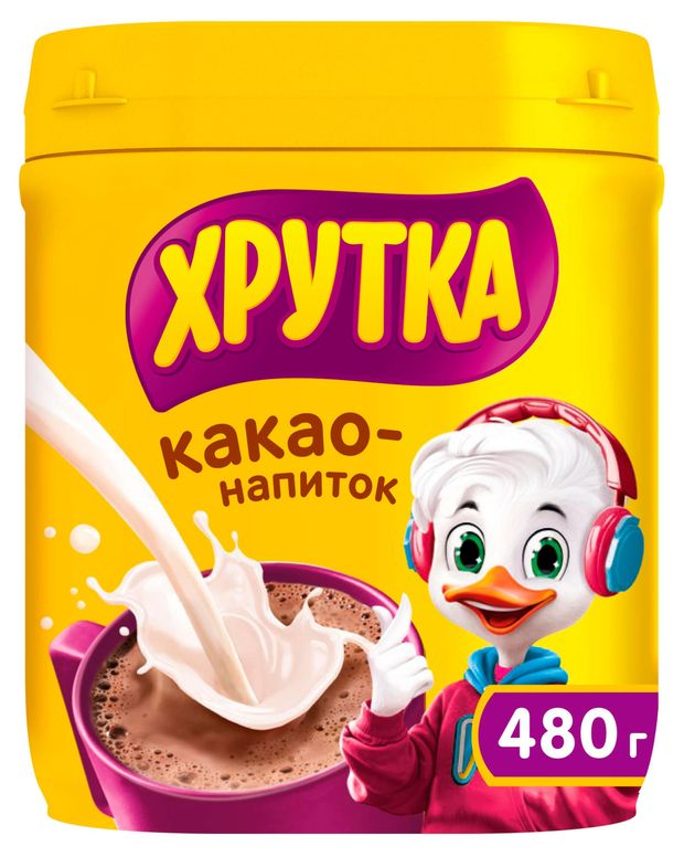 Какао-напиток ХРУТКА быстрорастворимый 480 г 450₽