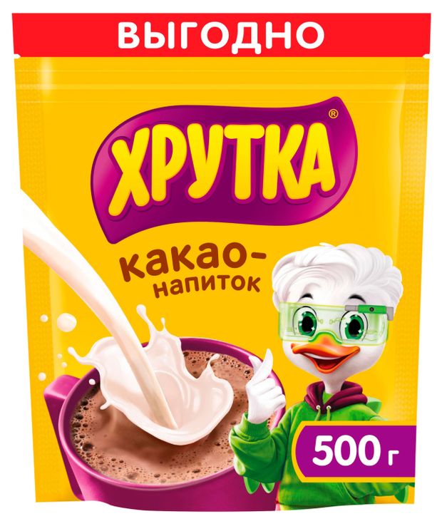 Какао-напиток ХРУТКА быстрорастворимый 500 г 500₽