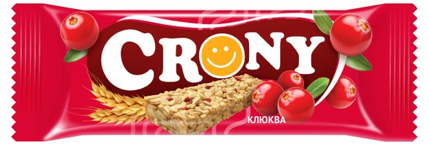 Батончик-мюсли Леовит Crony Клюква 50 г 90₽
