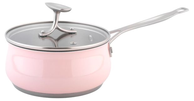 Ковш Actuel с крышкой розовый, 1,5 л