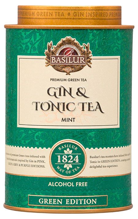 Чай зеленый Basilur Gin amp Tonic Tea Mint Шри-Ланка 75 г 700₽