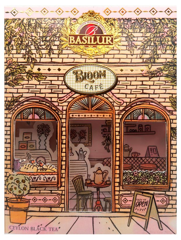 Чай черный Basilur Bloom caf Zesty Twist Шри-Ланка, 75 г