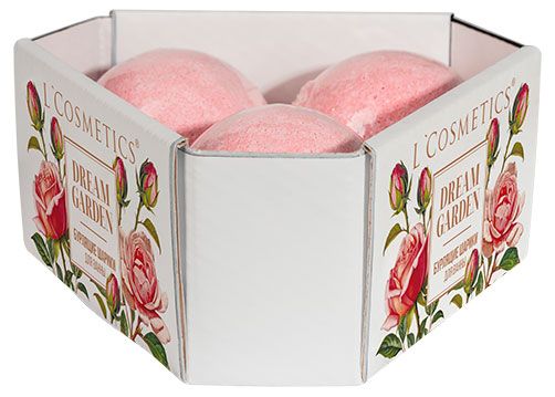 Набор подарочный LCosmetics Dream Garden Бурлящие шары для ванны 3 шт х 160 г 310₽